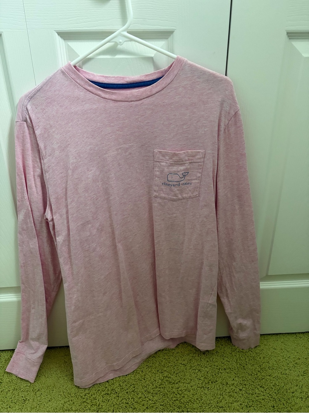 Vineyard Vines Men's Long-Sleeve Pocket Tee - Pale Pink